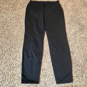 Gap‎ Womens Stretch Skinny Pants Black Cotton Blend Trousers Size 14 QLP1122S